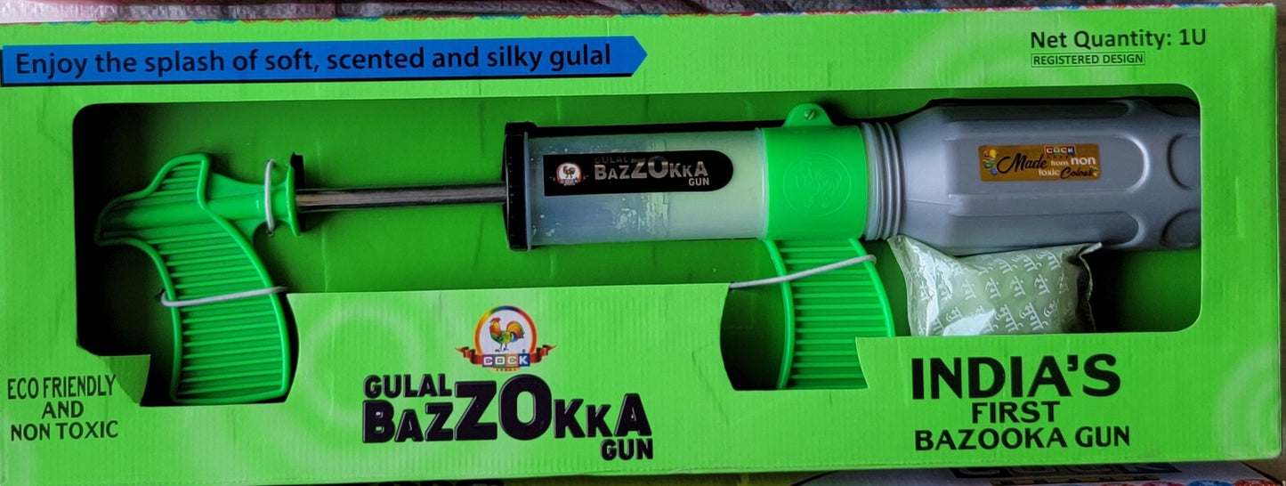 Gulal Bazzookka Gun Green